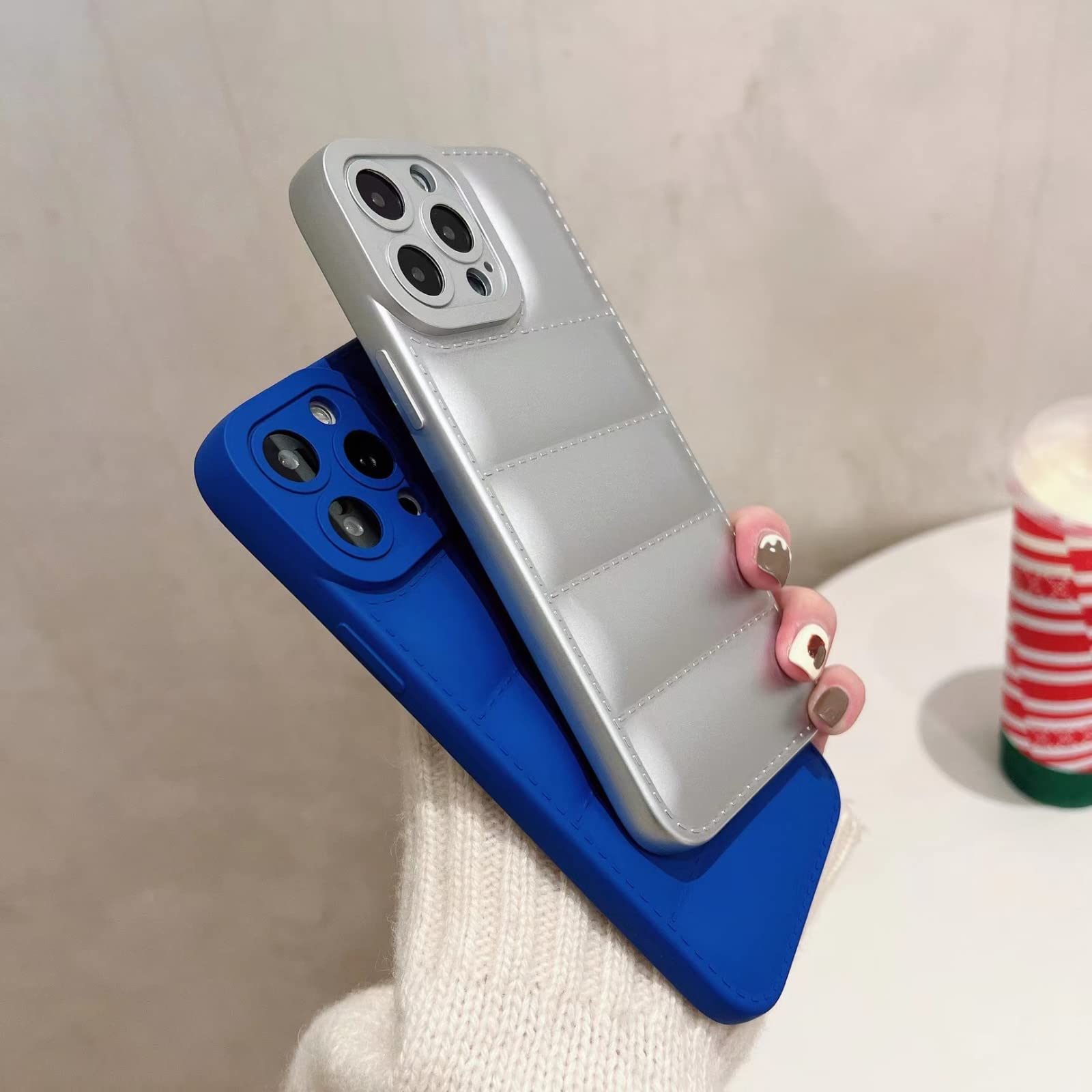 Amazon.co.jp: 対応機種 iPhone 14 Pro Max Silver Wave Phone Case