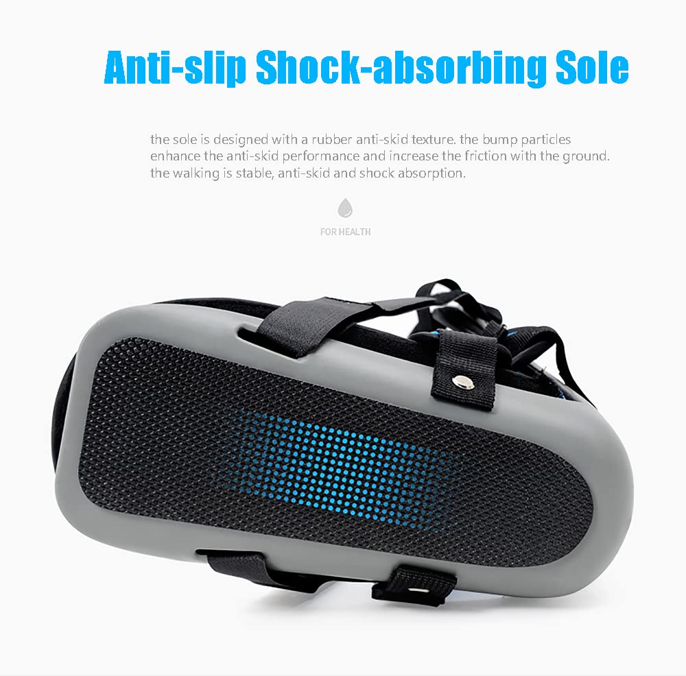 sdneNest Zapatos correctores de pie para evitar la fijación de varo y varo y fijación de lesiones en el tobillo, universal para pies izquierdo y derecho, soporte estándar, L, estándar-M