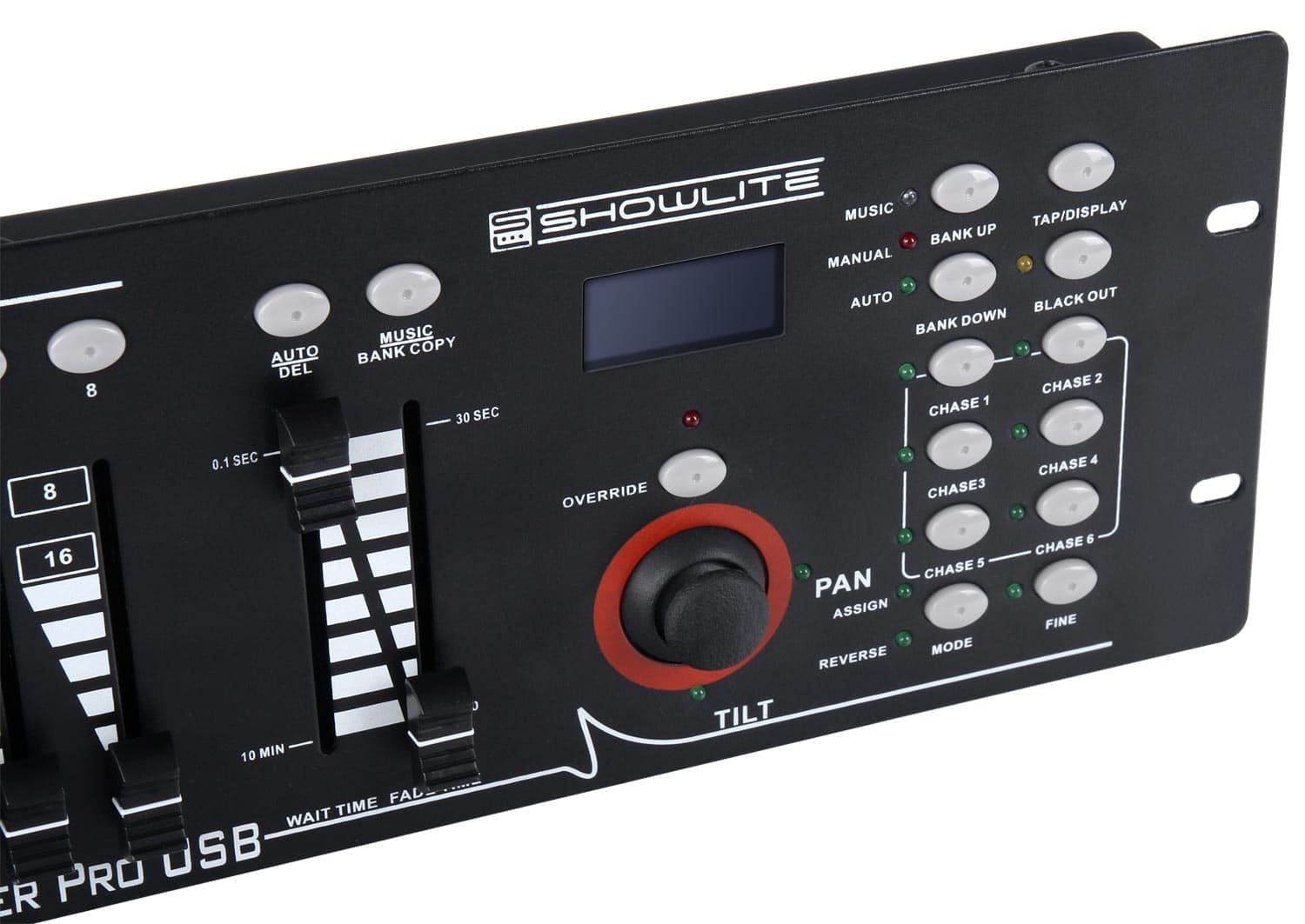Showlite Master Pro 192 Kanal DMX Controller (zur professionellen Lichtsteuerung, USB Anschluss) & Adam Hall Cables 3 STAR DMF 0150 DMX Kabel 3-Pol XLR Female auf 3-Pol XLR male | 1.5 m
