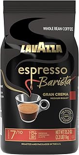 Lavazza Espresso Barista Gran Crema Whole Bean Coffee Blend, Medium Espresso Roast, Oz Bag (Packaging May Vary) - 2.2 LB, 35.2 Ounce