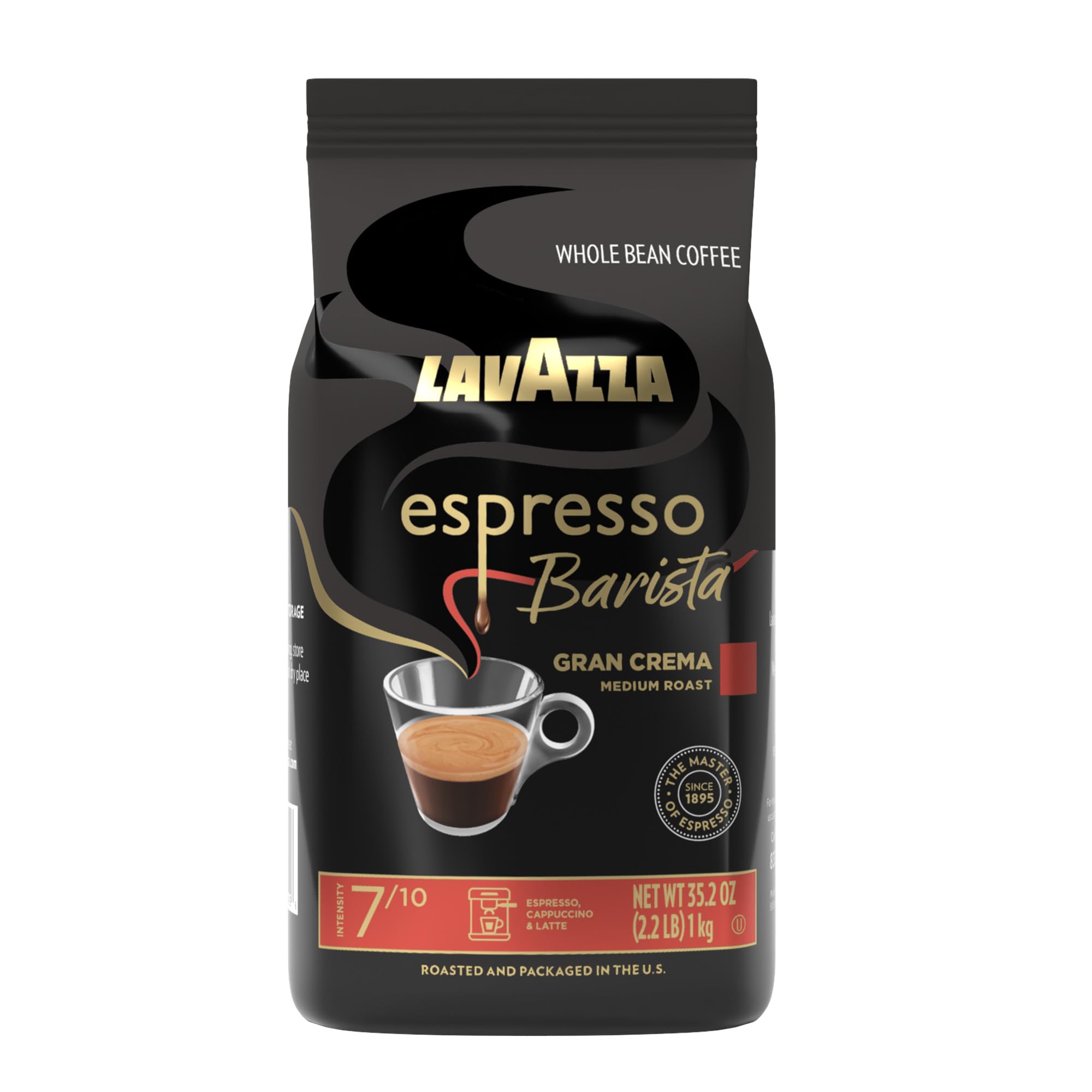 Lavazza Gran Crema Espresso, 2.2-Pound