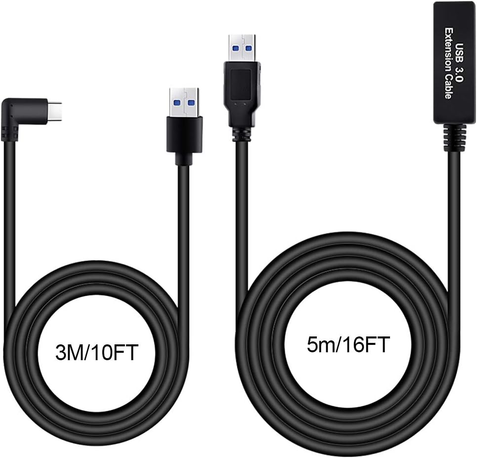 Onе-Dау Sаlе: Uр tо 60% оƒƒ Oculus Quest 2 Link Cable 26FT,NSEN Oculus Link Cable,USB C to A,90 Degree High Speed Data Transfer & Fast Charging Cable Compatible for Oculus Quest Headset and Gaming PC,for Streaming VR Game
