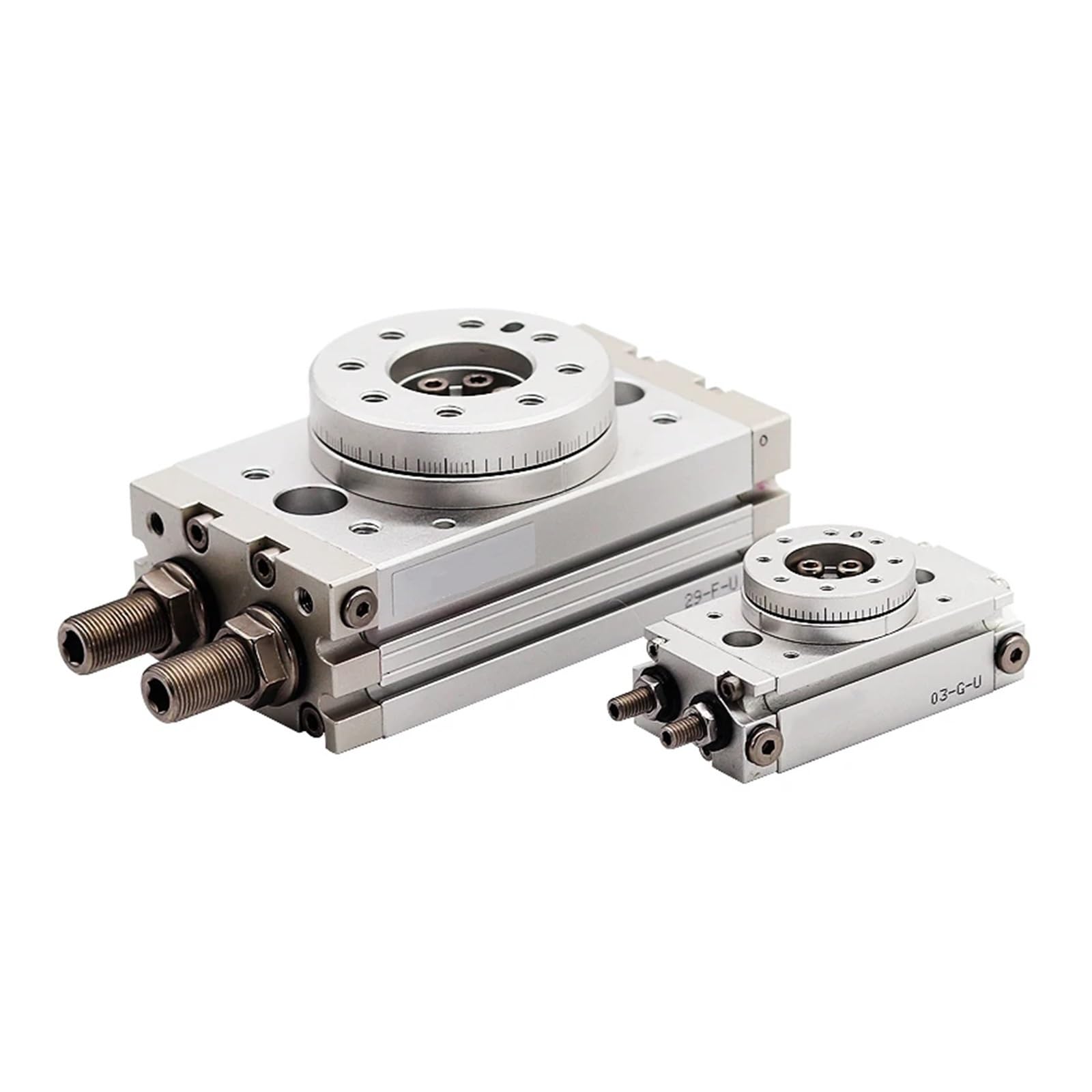 Cylindre pneumatique de table rotative HRQ10 compact pour l'automatisation
