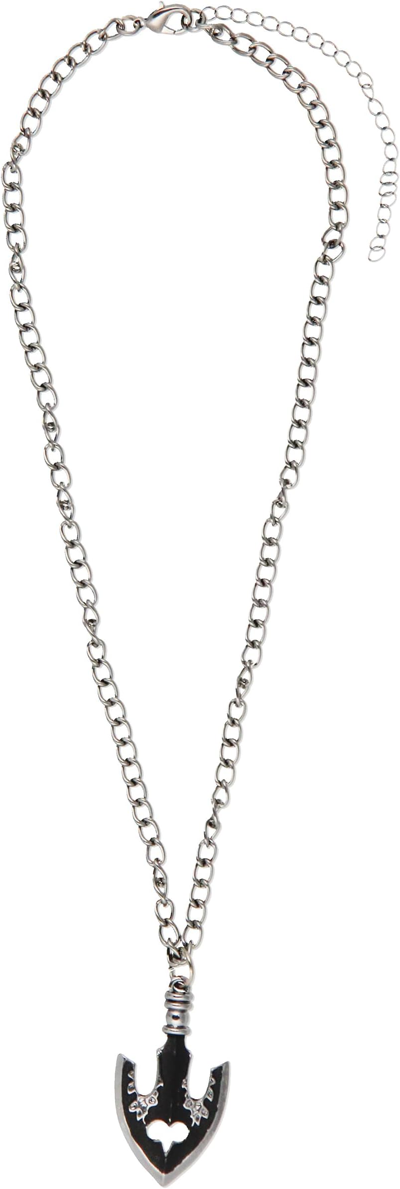 JoJo's Bizarre Adventure Anime Keicho's Stand Arrow Replica Design Necklace With Adjustable Chain and Lobster Clasp