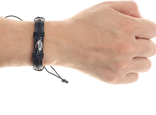 Miniatura 4 de Sports Bracelet Leather Basketball Soccer Baseball Softball Softball Gifts For Girls And Boys And Adult Adjustable Bracelet Perfect For Sports Gift