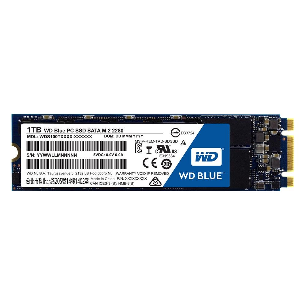 WD Blue M.2 1TB Internal SSD Solid State Drive - SATA 6Gb/s 2.5
