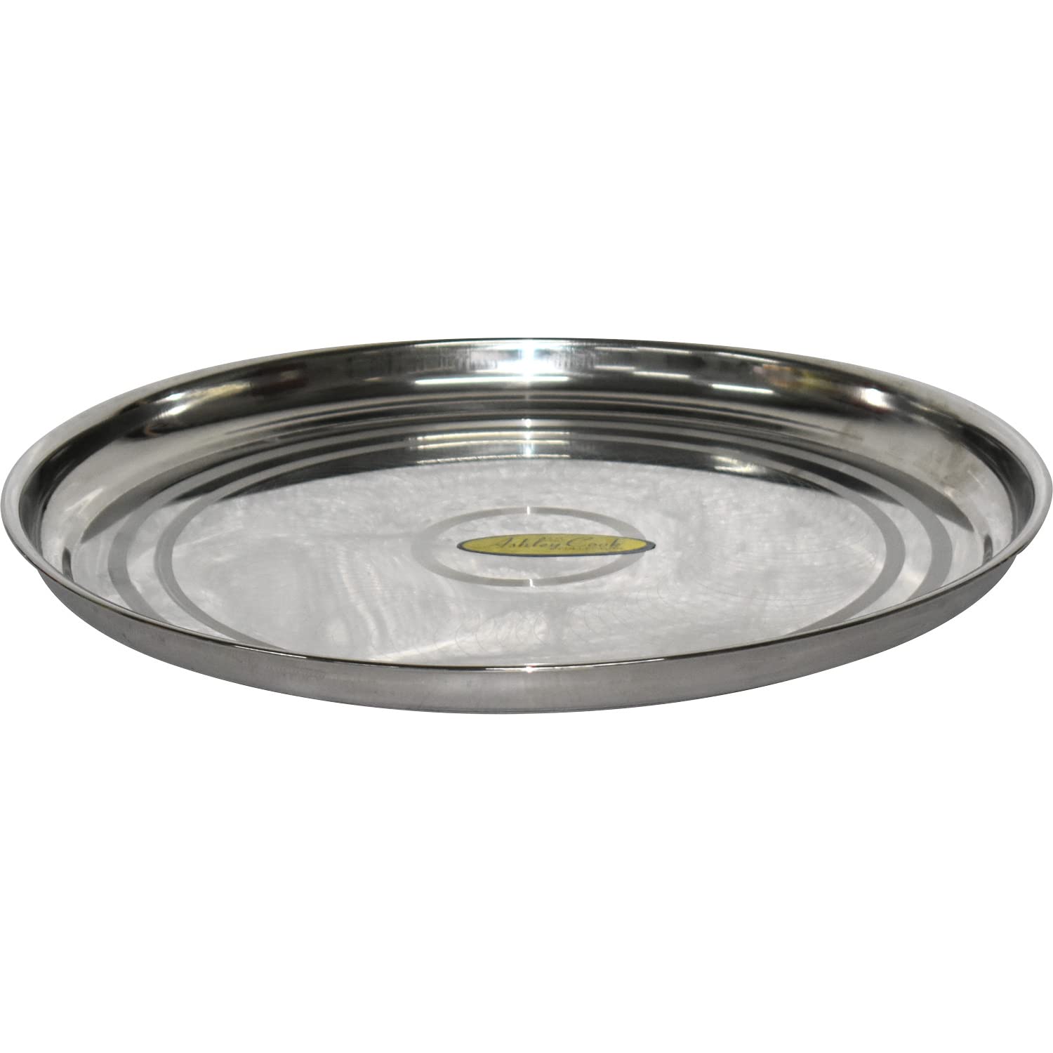Stainless Steel Round, Oval Serving Trays (25cm Round)