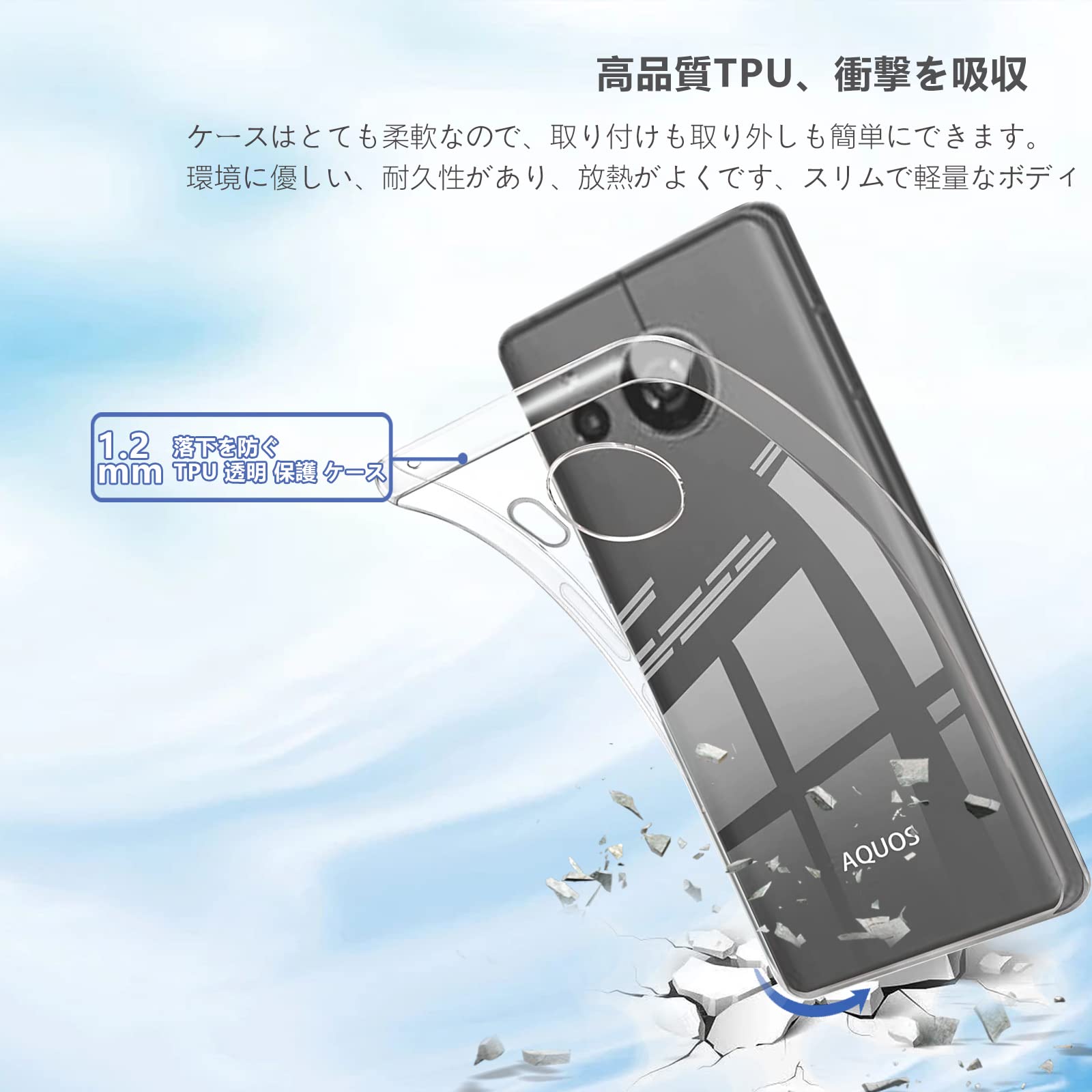 Amazon.co.jp: AQUOS Sense7 / SH-53C SHG10 SH-M24 ガラスフィルム+