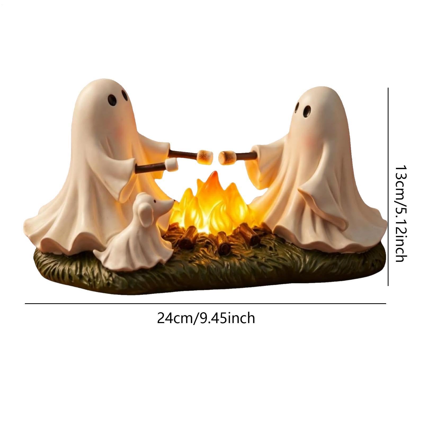 Estatuilla De Decoraciones De Halloween - Estatua Fantasma De Resina Espelu