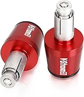 Vista 5 de 7/8" 22mm Motorcycle Handlebar Grips End Handle Bar Cap End Plug for Suzuki DL650 V Strom V-Strom 650 Vstrom650 2004-2022 2023 (Color : Red -Black)