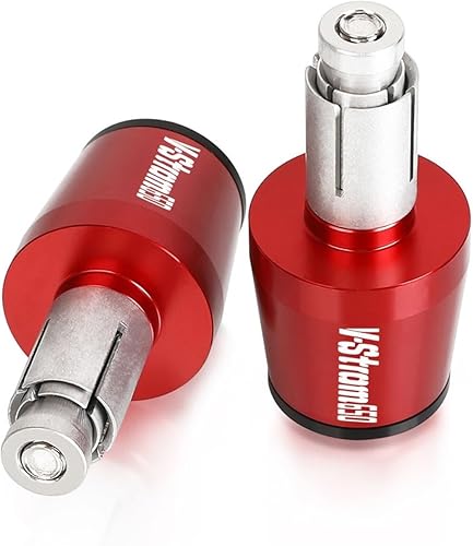 Miniatura 5 de 78" 22mm Motorcycle Handlebar Grips End Handle Bar Cap End Plug for Suzuki DL650 V Strom V-Strom 650 Vstrom650 2004-2022 2023 (Color  Red -Black)