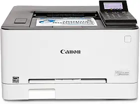 Canon Color imageCLASS LBP633Cdw - Impressora a laser duplex sem fio, função única, escritório em casa, pronto para celular, 1 ano de garantia limitada, 22 PPM colorido, branco