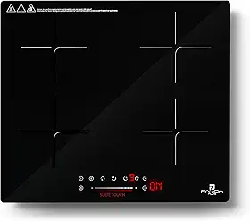 Cooktop Indução 4 Bocas PandaPlus 7000W Turbo Preto 220V Vitrocerâmico Touch Embutir Trava Segurança Premium