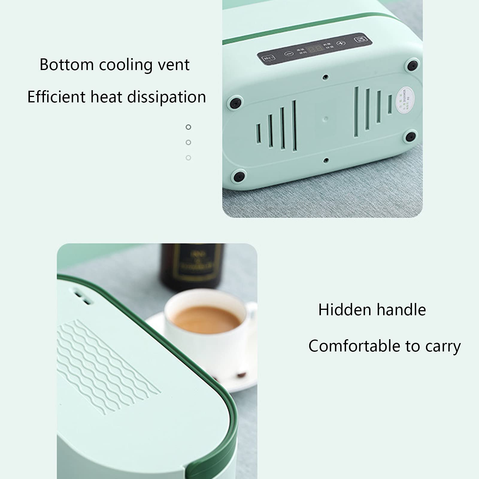 Fiambrera Bento Contenedor Bento Cajas Bento con Compartimentos Adultos Adultos A Prueba De Fugas Calentador Eléctrico Termo Aislado Térmico Acero Inoxidable 300W Doble Capa Traer Comida ( Color : Roz