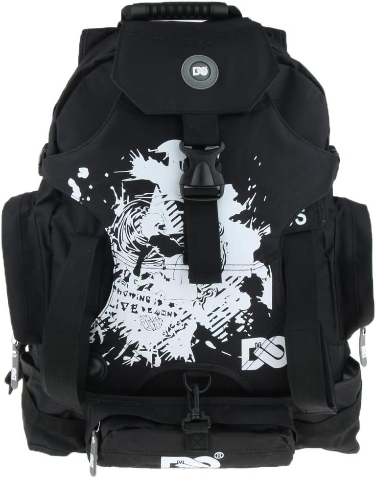 B Baosity Roller Skate Bag, Black, 53x36x19cm