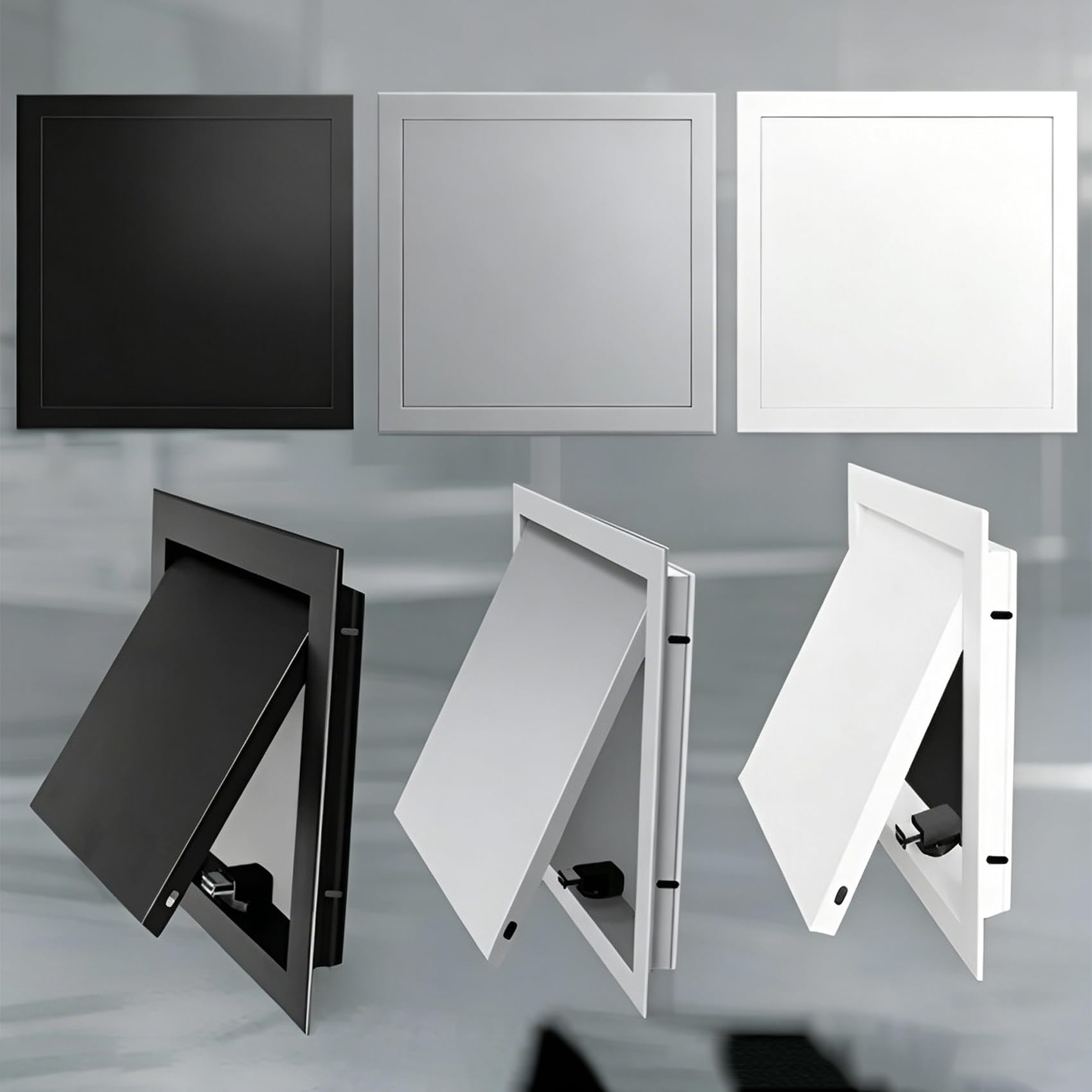 Puerta de panel de acceso metal 85x50cm para techos y paredes de plomería