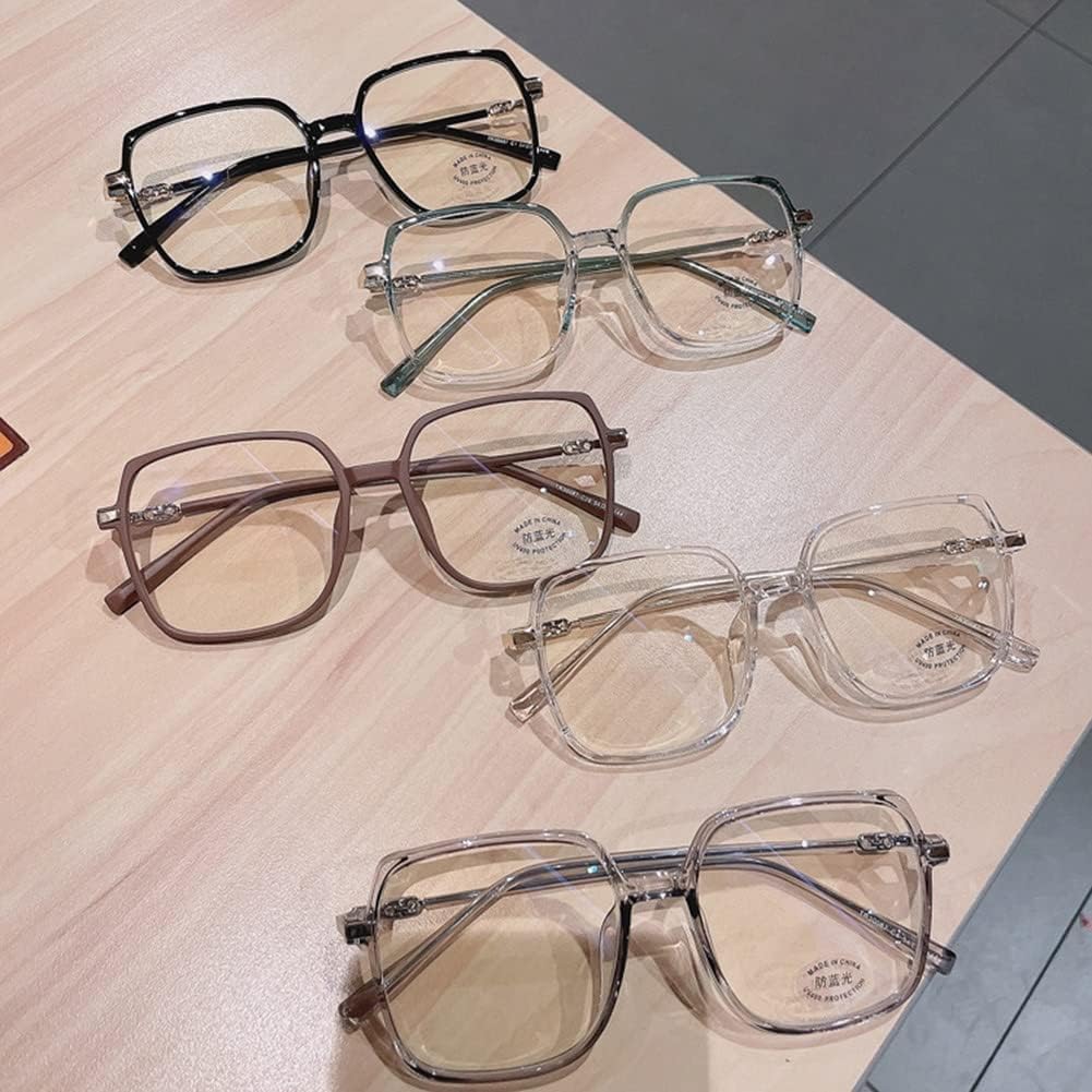 Ponadgabarytowe Stylowe Okulary Do Czytania Ultra Lekki Tr Metalowy Kwadratowy Czytnik Zawiasów Sprężynowych Dla Mężczyzn I Kobiet, Gradient Blue, 1.0x