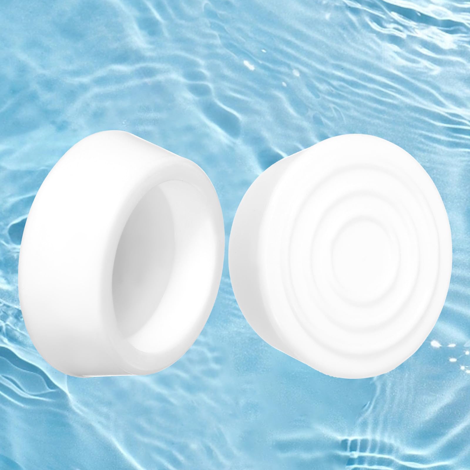 Bouchons de piscine anti-perforation pour marches creusées de 4,8 cm en caoutchouc résistant