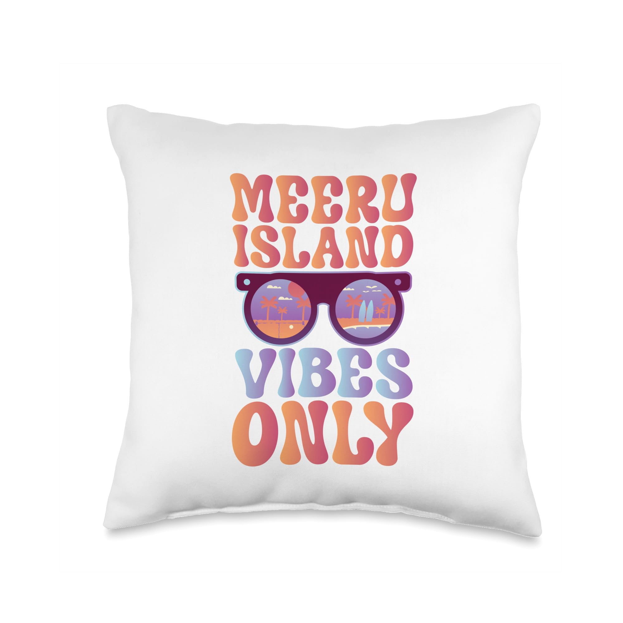 Great vibes - Meeru Island Throw Pillow