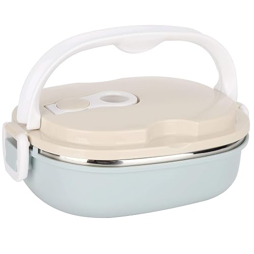 Lunch Box 900ml 1 Layer Hot Food Lunch Containers Portable Lunchbox Stackable 304 Stainless Steel Adult Bento Lunch Box