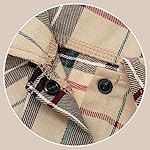 PUPTECK Plaid Dog Shirt, Cute Puppy Cat Polo T-Shirt, Soft Pet Clothes Boy Girl Outfit for Small Medium Dogs, Costume M - Image 4