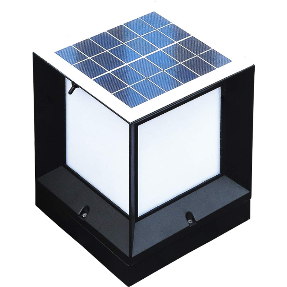 Lampe solaire d'extérieur imperméable à haute autonomie pour mur et patio