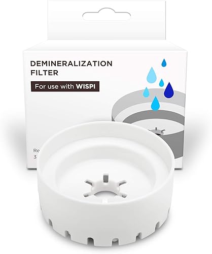 LittleHippo WISPI Filtros de desmineralización de repuesto para humidificador, cartucho de desmineralización para purificador de aire, filtro de