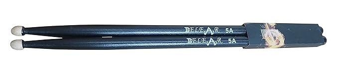 Belear 5A Black Hickory woodtip Drumstick