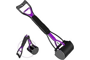 Flawless Pooper Scooper for Dogs of All Sizes, Purple