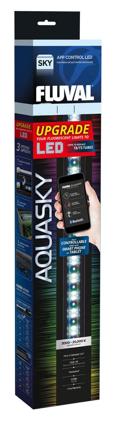 Fluval AquaSky 2.0, oświetlenie LED do akwariów słodkowodnych, 83 – 106,5 cm, 25 W