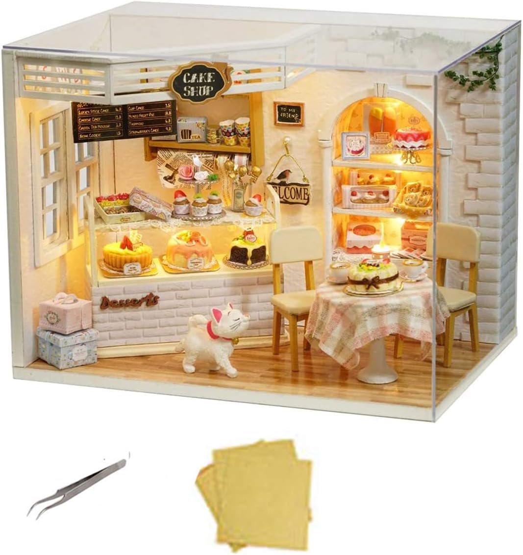MAGQOO 3D Wooden Miniature Dollhouse Kits DIY Dollhouse