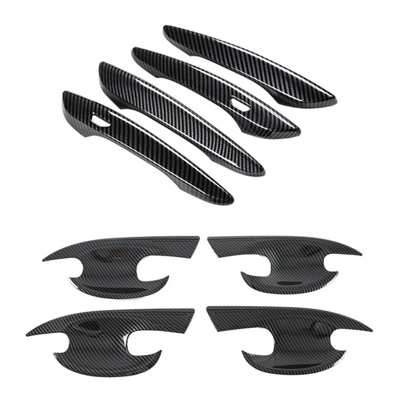 KJHOPY Car Door Handle Trim ABS Exterior Strip Cover Decorative for Mazda Cx30 Cx-30 Cx 30 2019-2020 Exterior Door Handle