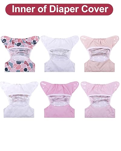 Miniatura 7 de Cubierta de paño para pañal de bebé reutilizable Ajustable para pañales