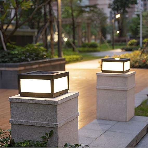 Outdoor Modern Post Light, AILICIN LED Stainless Steel Fence Deck Cap