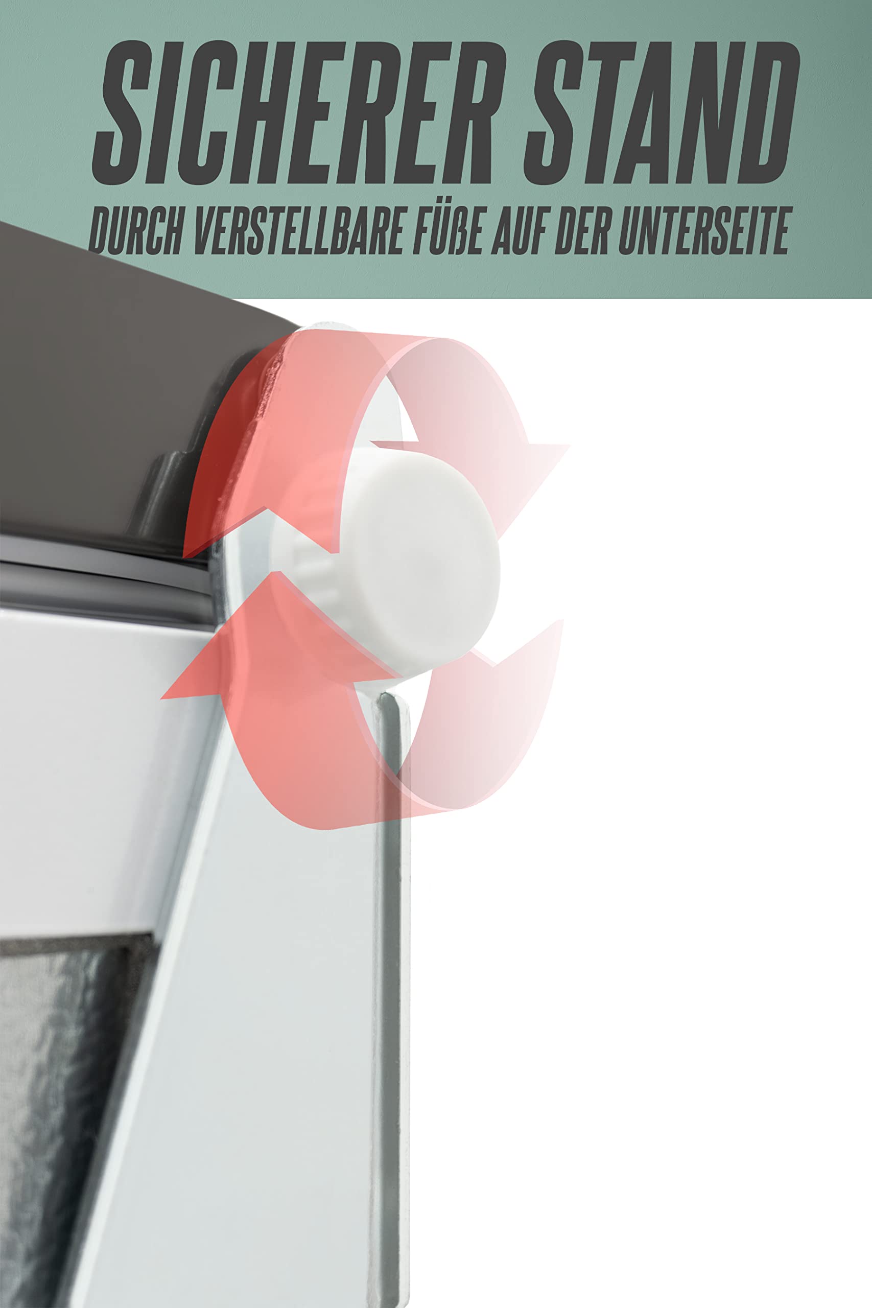 HEINRICHS Mini Gefrierschrank 31L klein kompakt leise:40db Gefrierbox wechselbarer Türanschlag mini Tiefkühltruhe bis zu -18°C,Tiefkühlschrank,perfekt geeignet für Büro Camping Garten Outdoor(Silver)