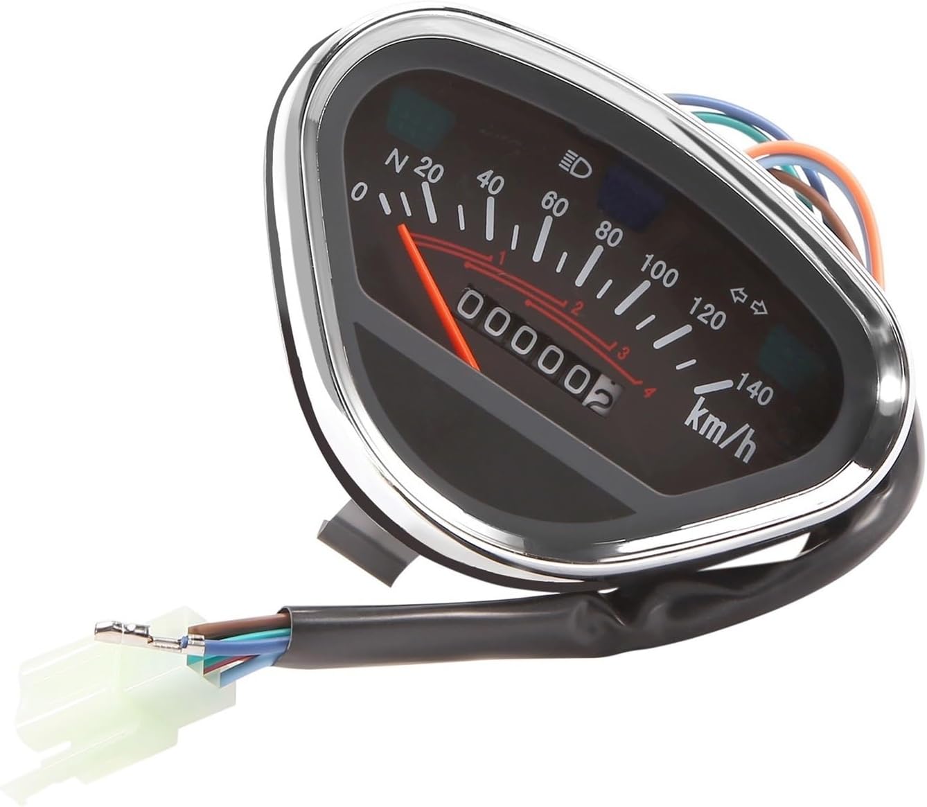 Motorbike Odometer Motorcycle Meter Odometer Gauge Backlight Digital Indicator Instrument for DAX 70 for Ji&aling 70