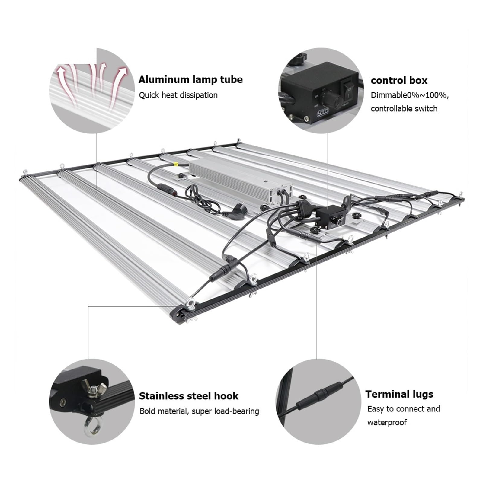 1000W LED LM301H EVO listwa świetlna led do uprawy UV IR włącz/wyłącz lampę fito dla rośliny doniczkowe kwiaty nasiona szklarniowe