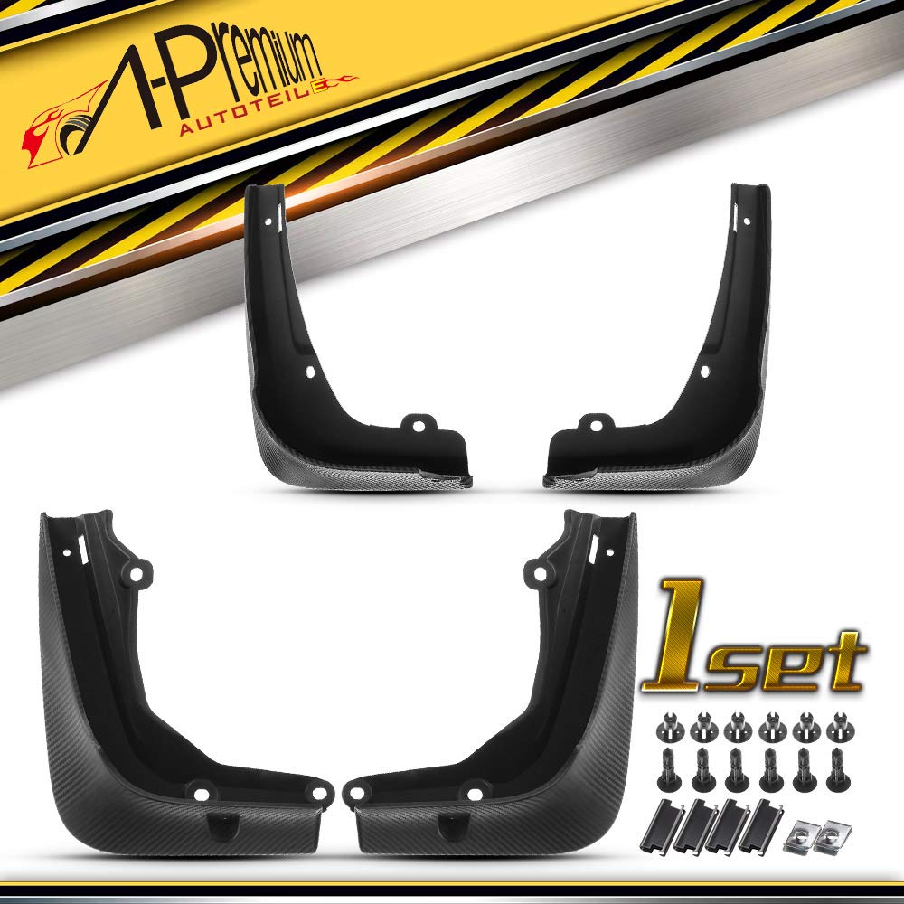 4x Spritzschutz Set Für Tesla Model S 2017-2019 - Komplettsatz Vorne/hinten