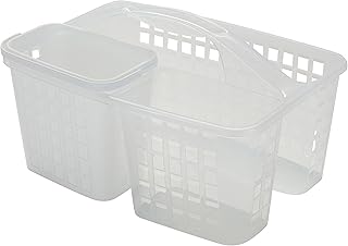 Bath Bliss 2 in 1 Portable, Bathroom Shower Caddy for Shampoo, Condition...