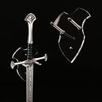 Vista 1 de Soporte de espada, soporte de pared para espada, soporte para hacha, ganchos de espada para pared, exhibición de soporte de espada, exhibición