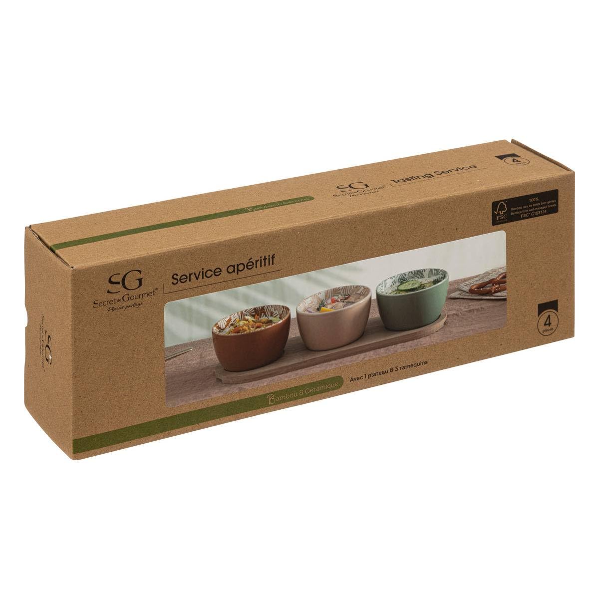 Secret de Gourmet - Juego de aperitivos "rivi" 4 piezas