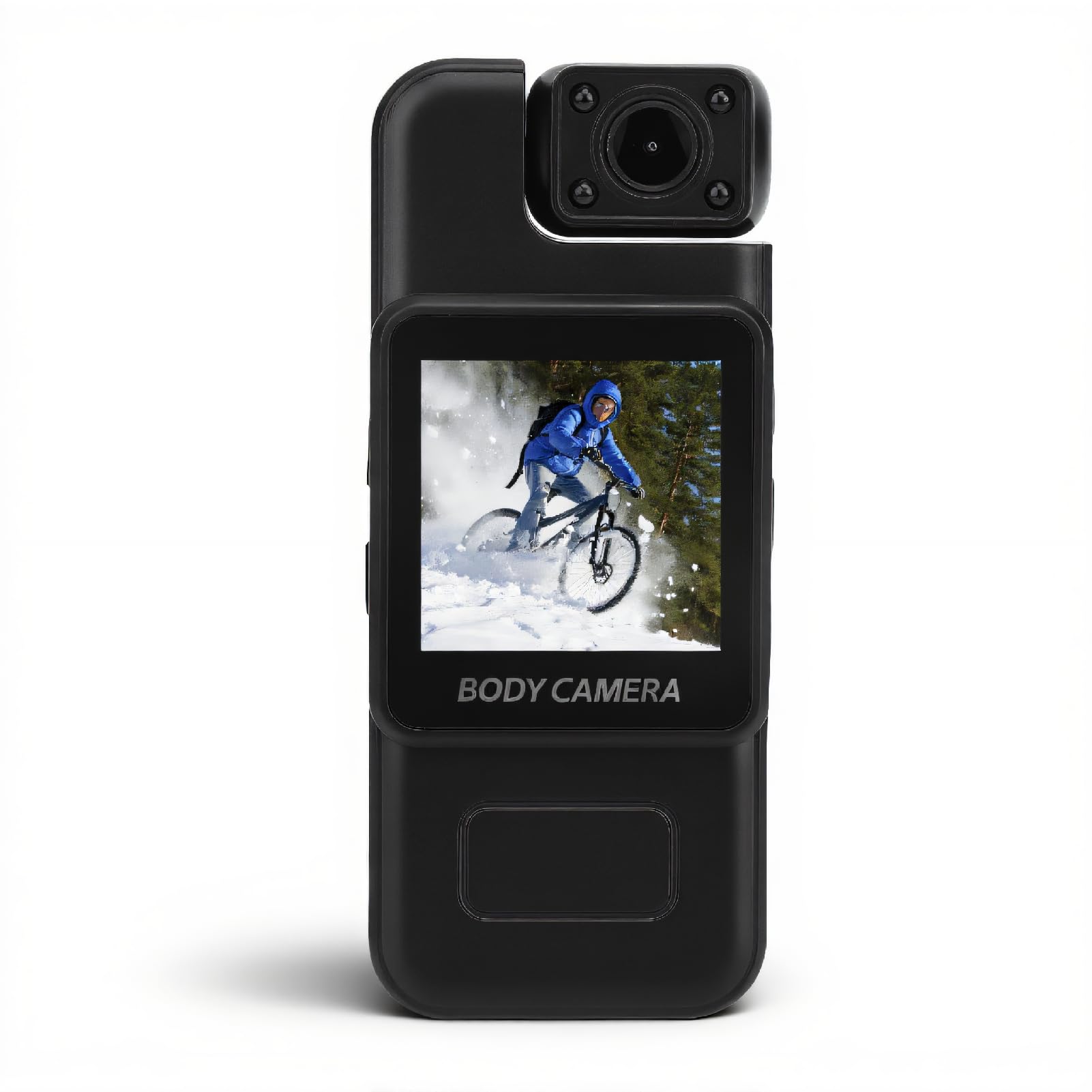 4K Body Worn Camera, Intelligent Anti Shaking Wearable Body Cam Video Recorder with IP65 Water Proof, Portable Cam with Back Clip for Outdoor Activities-image-48
