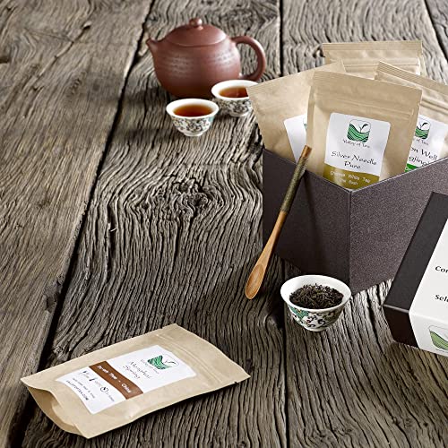 Valley of Tea Schwarztee Geschenkbox - Lose Blätter, Gourmet Sortiment, Tee Geschenkidee, 1g, 250ml