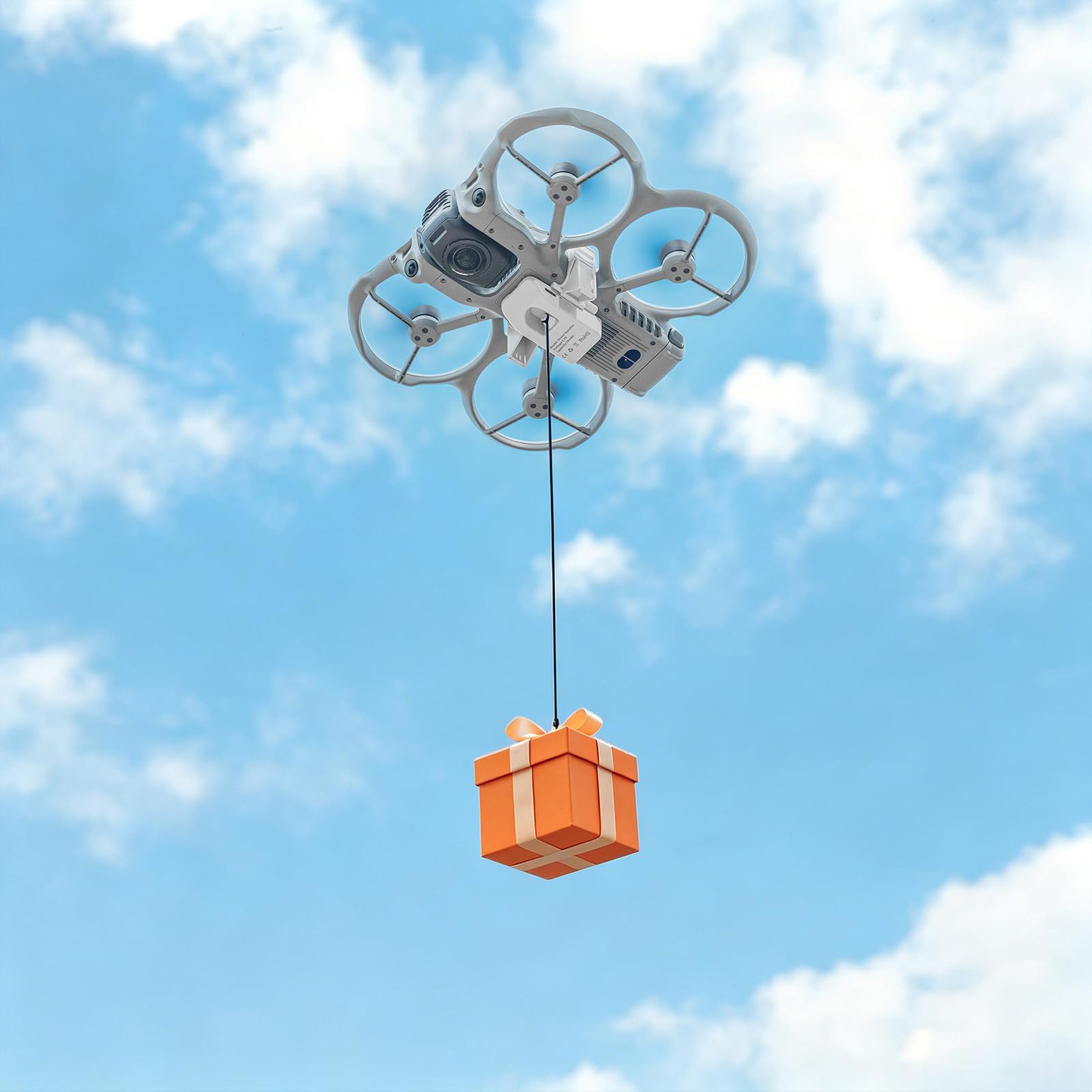 Drohne Airdrop System für DJI Avata 360 Zubehör, Nutzlast Airdrop Release Drop Gerät Drohnenstarter Hochzeit Fisch Köder Suche Rettung Thrower Airdropper Kompatibel mit DJI Avata360 Fly More Combo