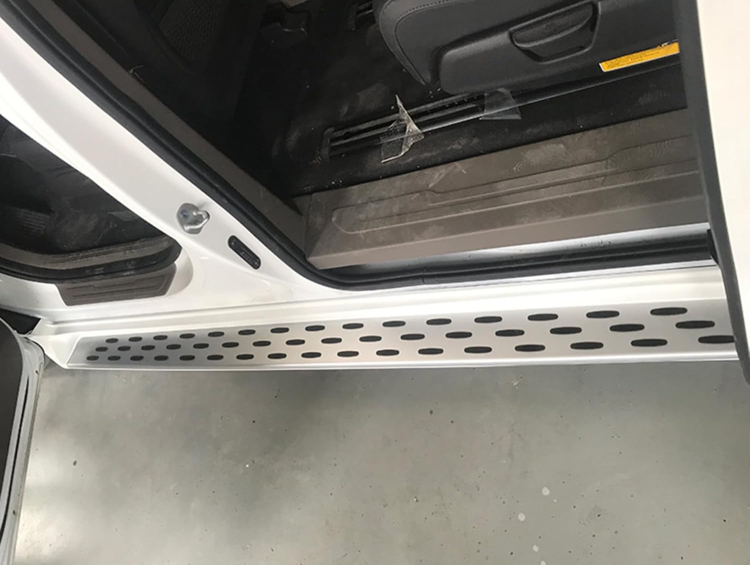 Side Steps Running Boards Fits for KIA Carnival 2020-2024 Nerf Bar Pedals 2PCS Silver with Black Aluminum