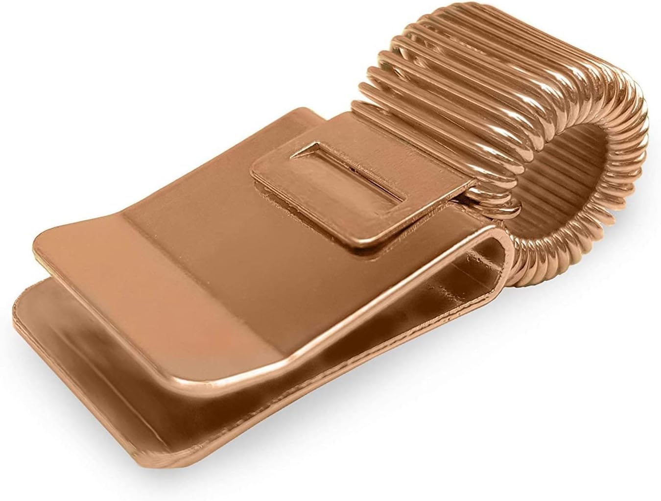 Metal Pen Clip Holder for Notebook/Clipboard/Journal/Diary - Ideal for Doctors/Nurses/Foremans/Office - Single - Rose Gold