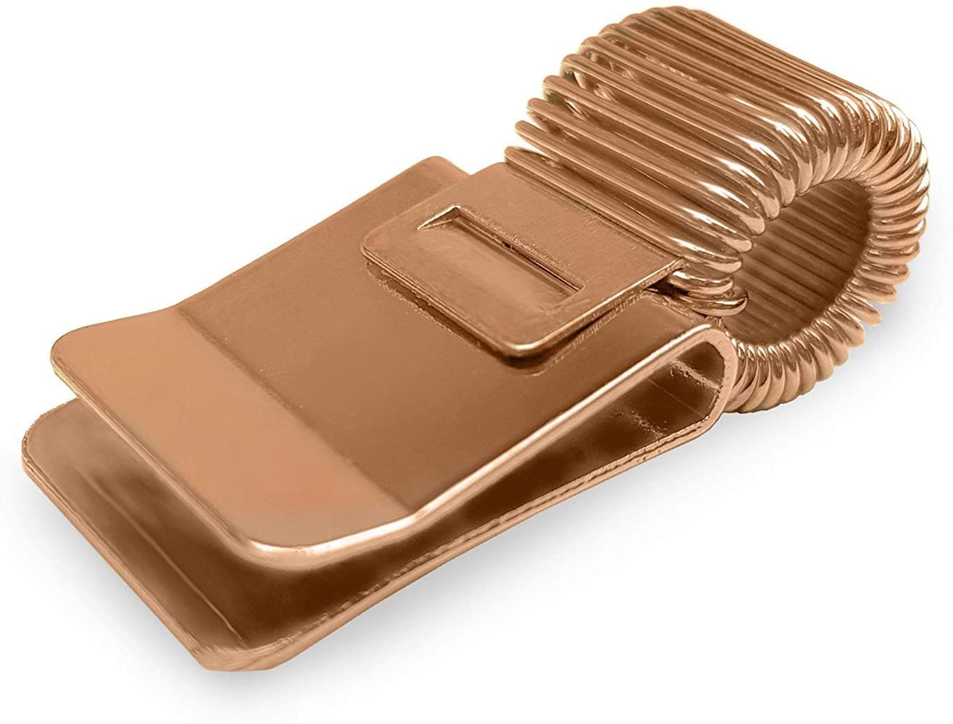 Ashton and Wright Metal Pen Clip Holder for Notebook/Clipboard/Journal/Diary - Ideal For Doctors/Nurses/Foremans/Office - Single - Rose Gold
