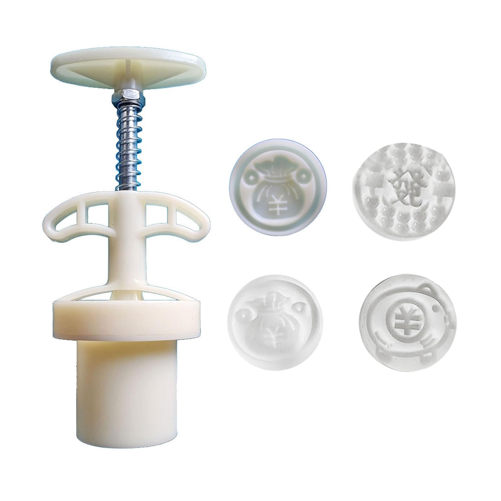 MICFENY 3D Snake Money Dessert New Year Festival Dessert Maker Cookie Stamp Hand Pressure Dessert Baking Tool
