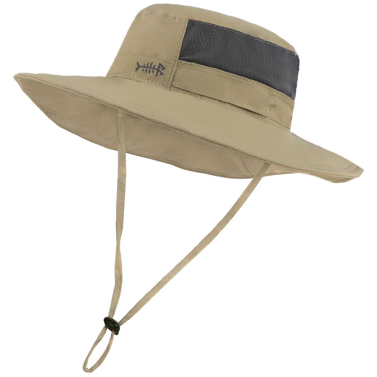 Bassdash UPF 50+ Sombrero de Pesca Solar Resistente al Agua con Solapa de Cuello Desmontable
