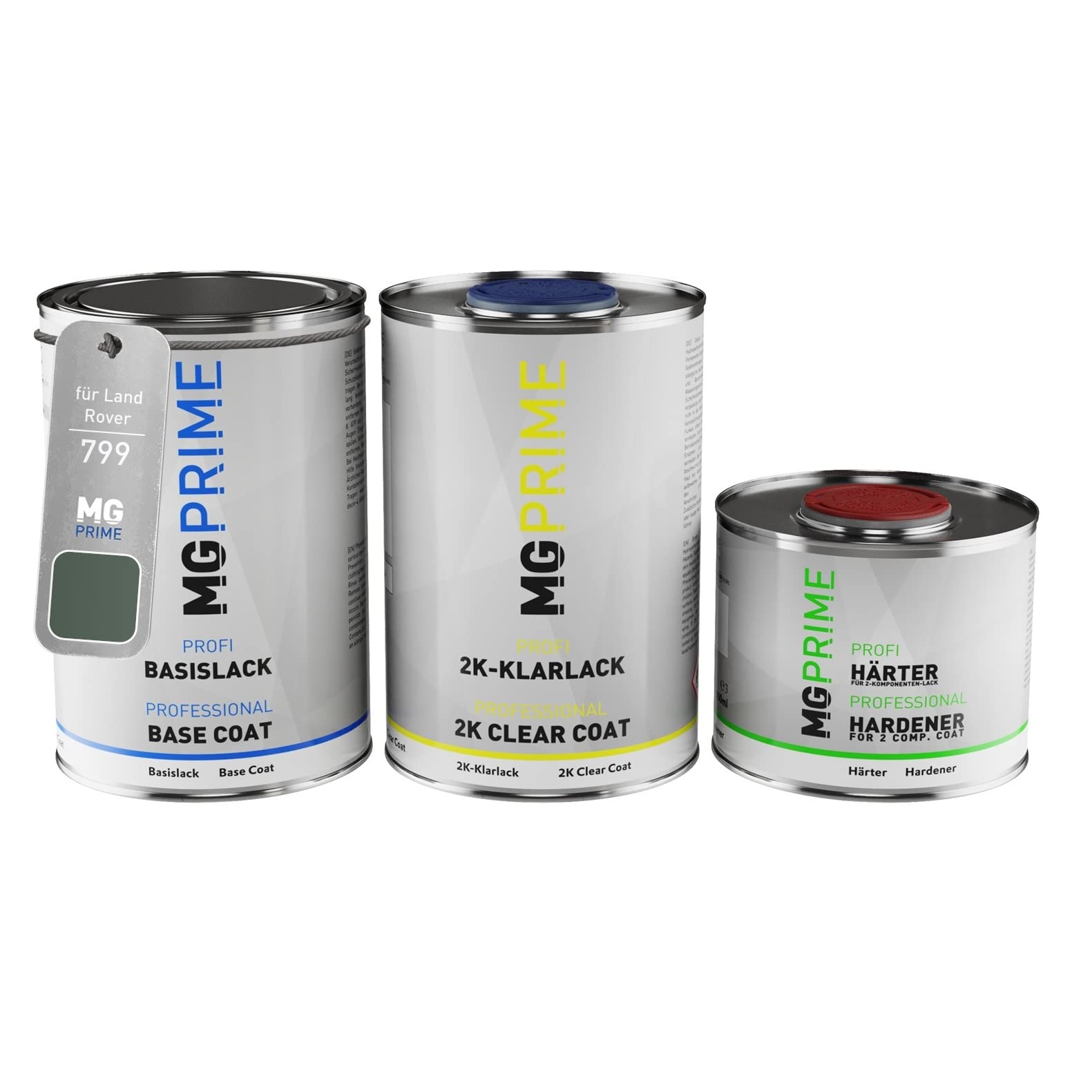 MG PRIME Kit pots de Peinture voiture pour Land Rover 799 / LRC799-HFU 2,5L